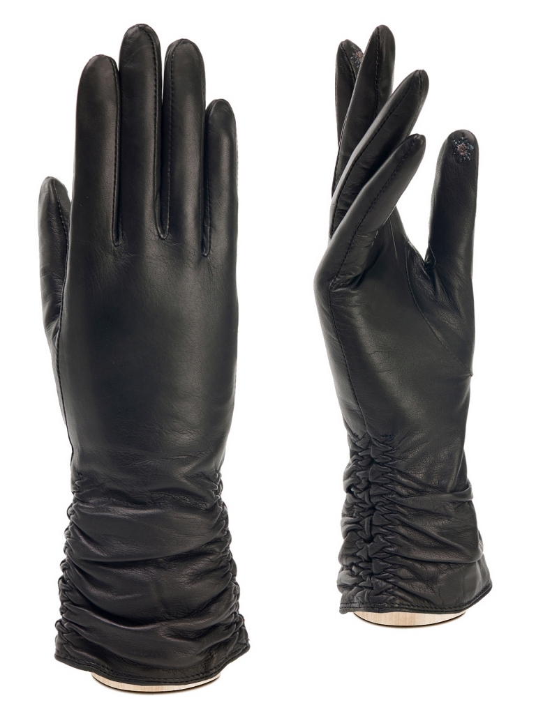 Перчатки женские Eleganzza TOUCH IS98328 черные, р. 6.5