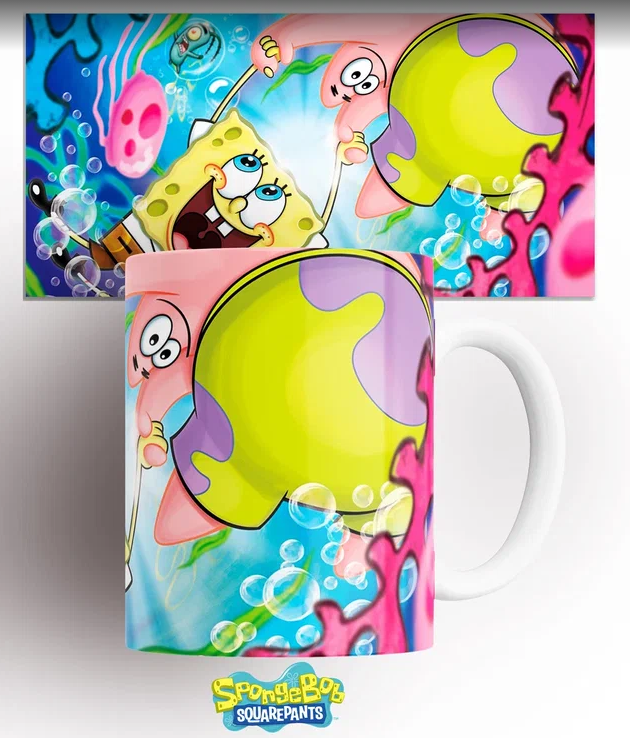 

Кружка с принтом Спанч Боб и Патрик Губка Боб sponge bob 330 мл, Кружка Спанч Боб и Патрик/Губка Боб/SpongeBob/мультсериал/принт. 330 мл.