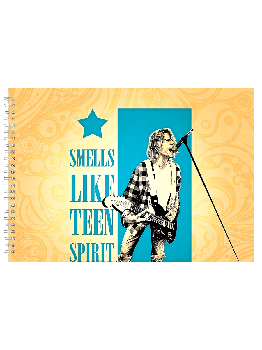 

Альбом для рисования DRABS Smells like teen spirit оранж