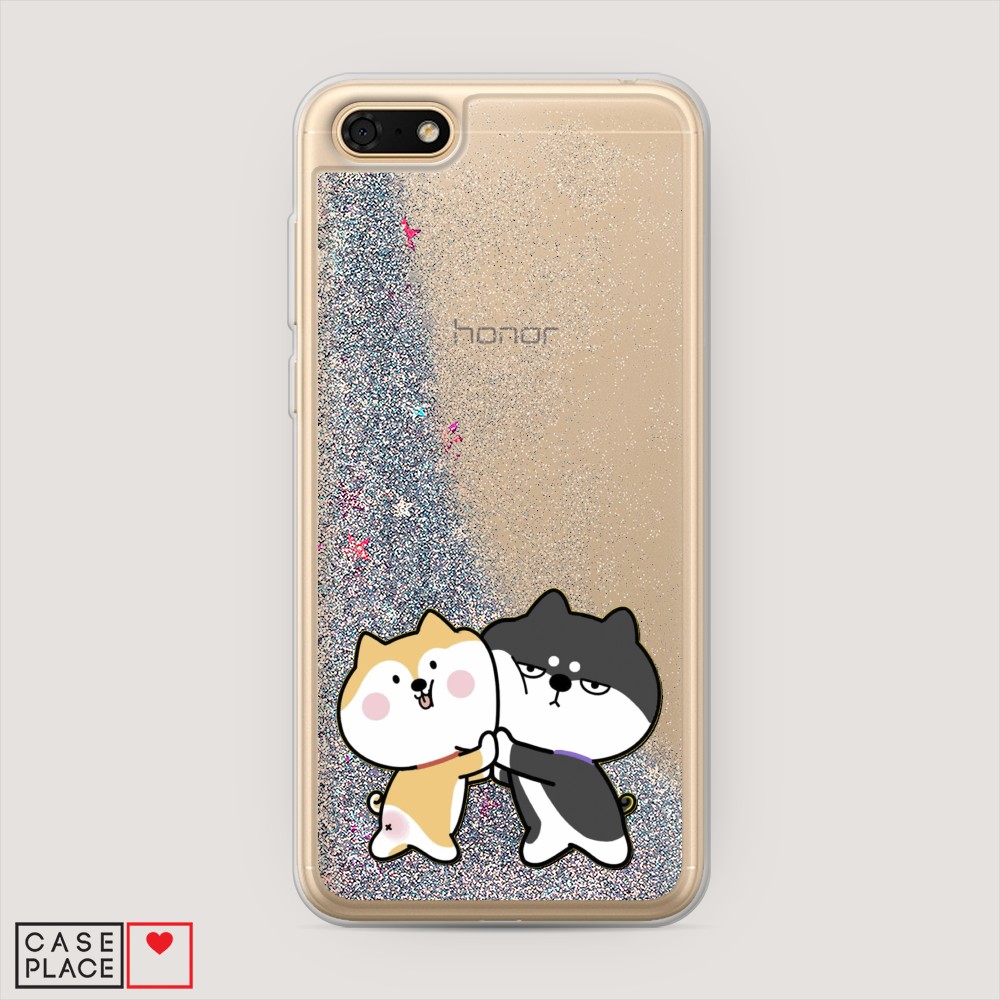 

Чехол Awog на Honor 7A/Y5 Prime 2018/Y5 2018 "Обнимашки акита", Разноцветный, 66391-1