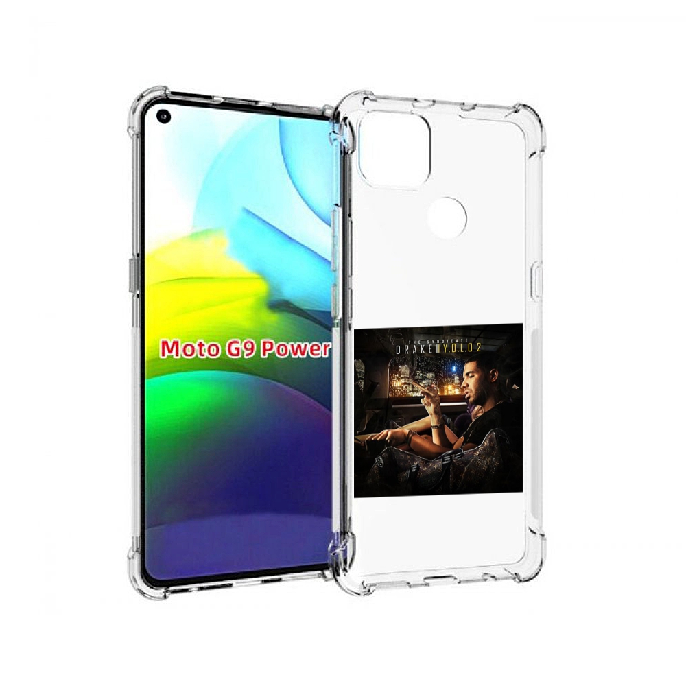 

Чехол MyPads Drake - You Only Live Once 2 для Motorola Moto G9 Power, Прозрачный, Tocco