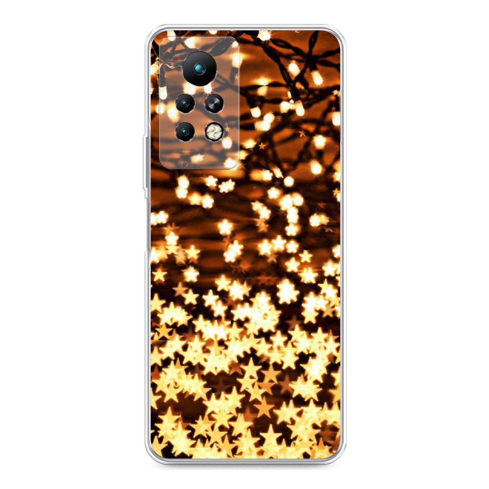 

Чехол для Infinix Note 11 Pro "Новогодняя гирлянда", Золотистый, 3100550-5