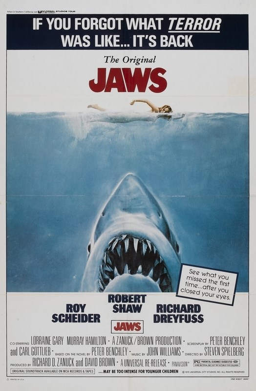 

Постер к фильму "Челюсти" (Jaws) 50x70 см