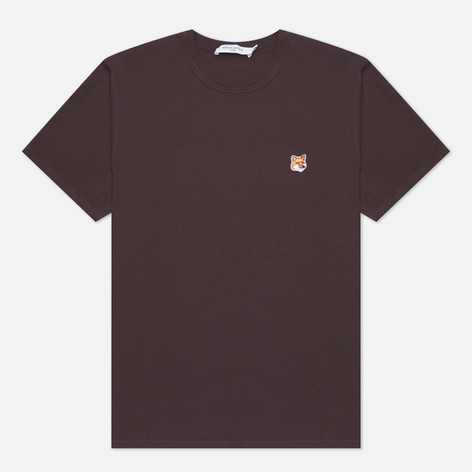 

Футболка мужская Maison Kitsune HM00106KJ0008 коричневая S, HM00106KJ0008