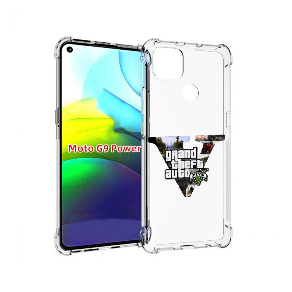 

Чехол MyPads GTA 5 логотип для Motorola Moto G9 Power, Прозрачный, Tocco