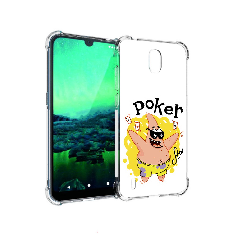 

Чехол MyPads Tocco для Nokia 1.3 Патрик (PT227048.104.133), Прозрачный, Tocco