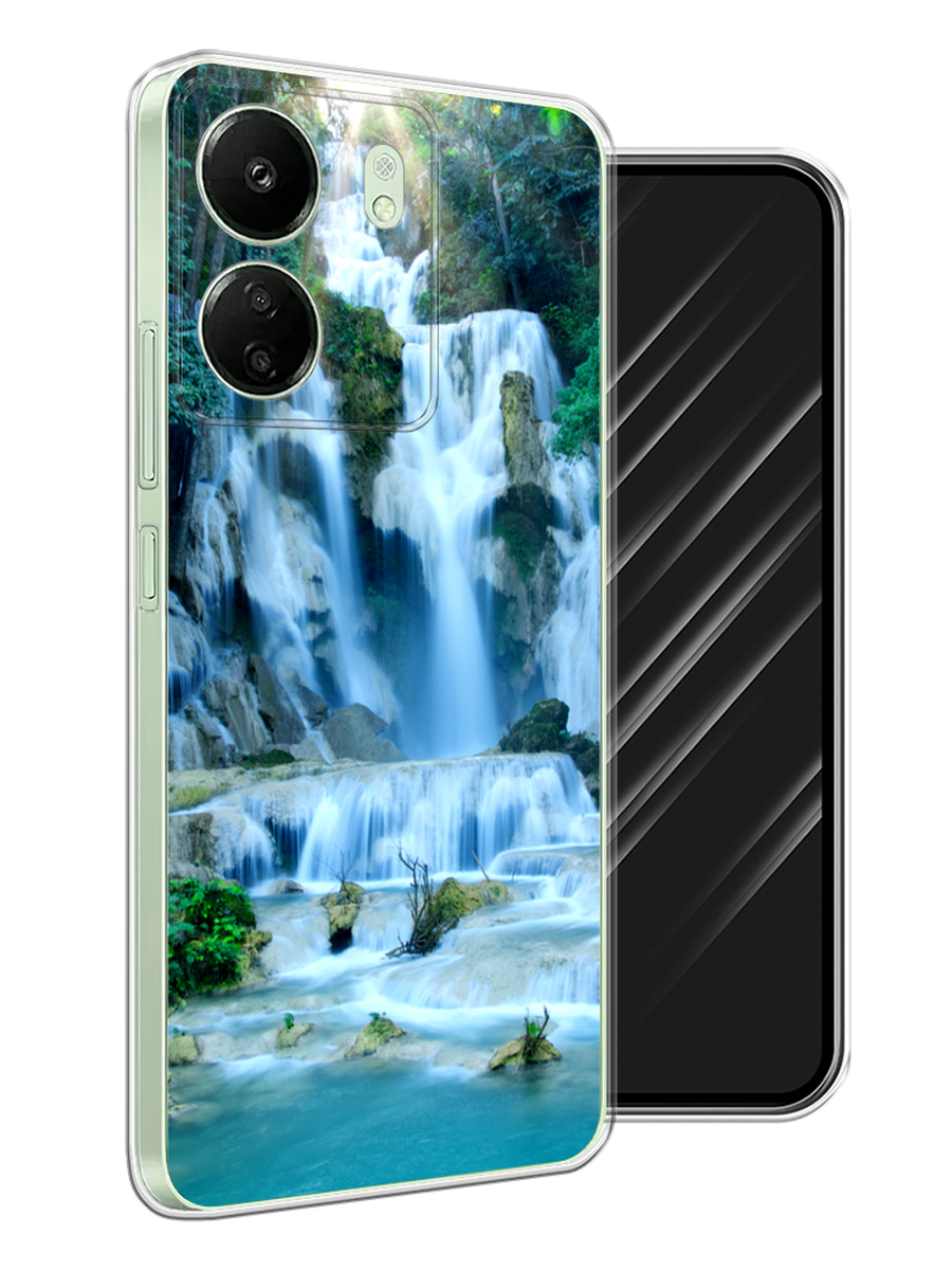 

Чехол Awog на Xiaomi Redmi 13C, Poco C65 "Водопад 8", Голубой;зеленый, 320650-1