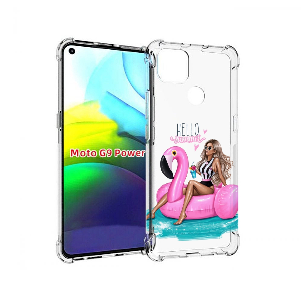 

Чехол MyPads Hello-summer для Motorola Moto G9 Power, Прозрачный, Tocco