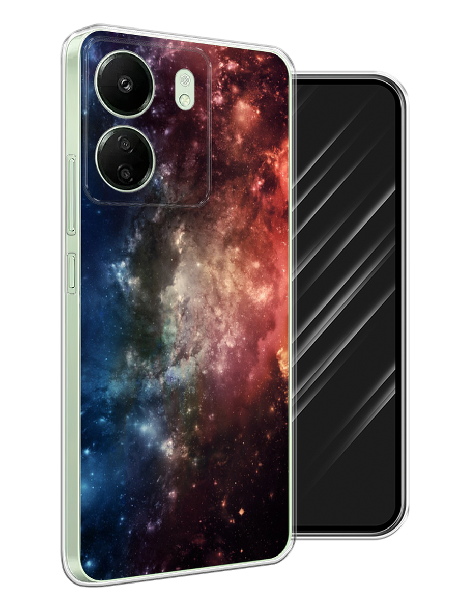 

Чехол Awog на Xiaomi Redmi 13C, Poco C65 "Космос", Синий;бежевый;красный, 320650-1