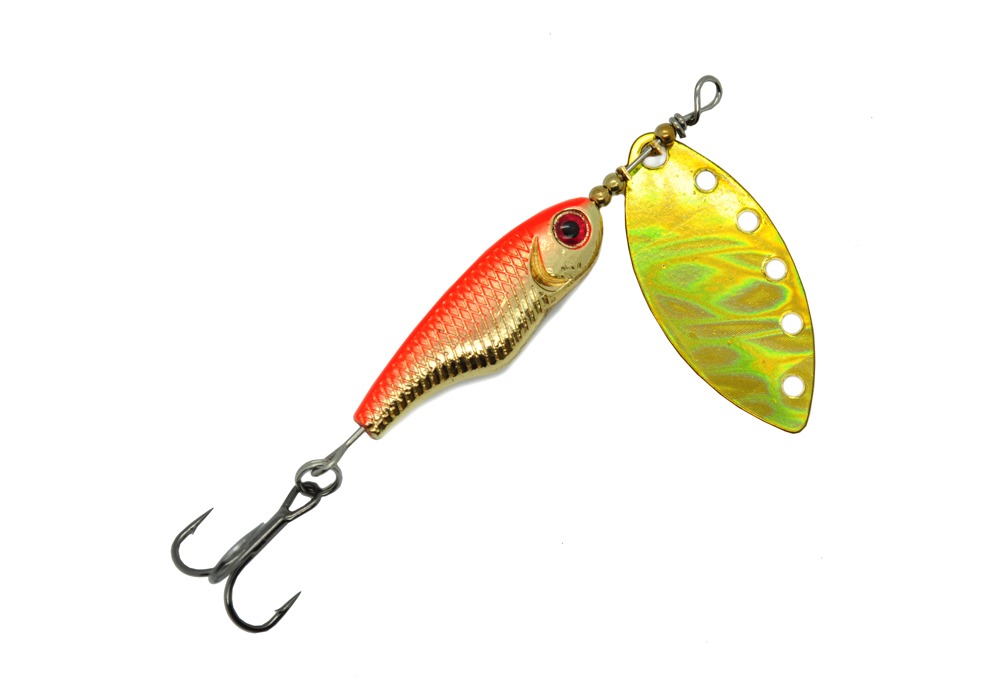 

Блесна Mottomo SPIN BLADE № 1 (6гр) # Gold / Gold, Золотистый, Spin blade
