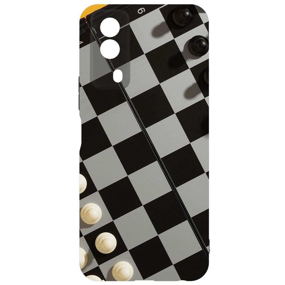 

Чехол-накладка Krutoff Soft Case Шахматы для Vivo Y53s, Черный