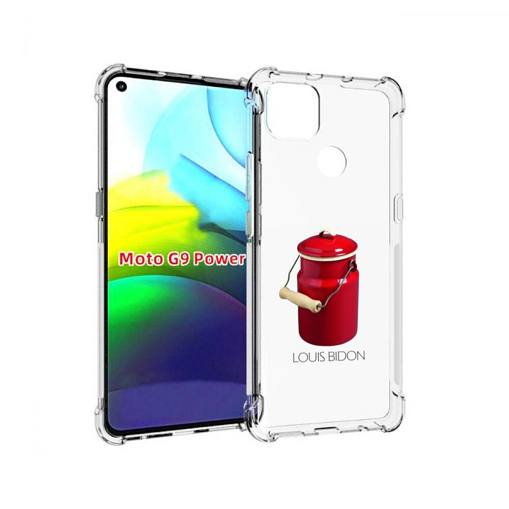 

Чехол MyPads Louis-bidon для Motorola Moto G9 Power, Прозрачный, Tocco