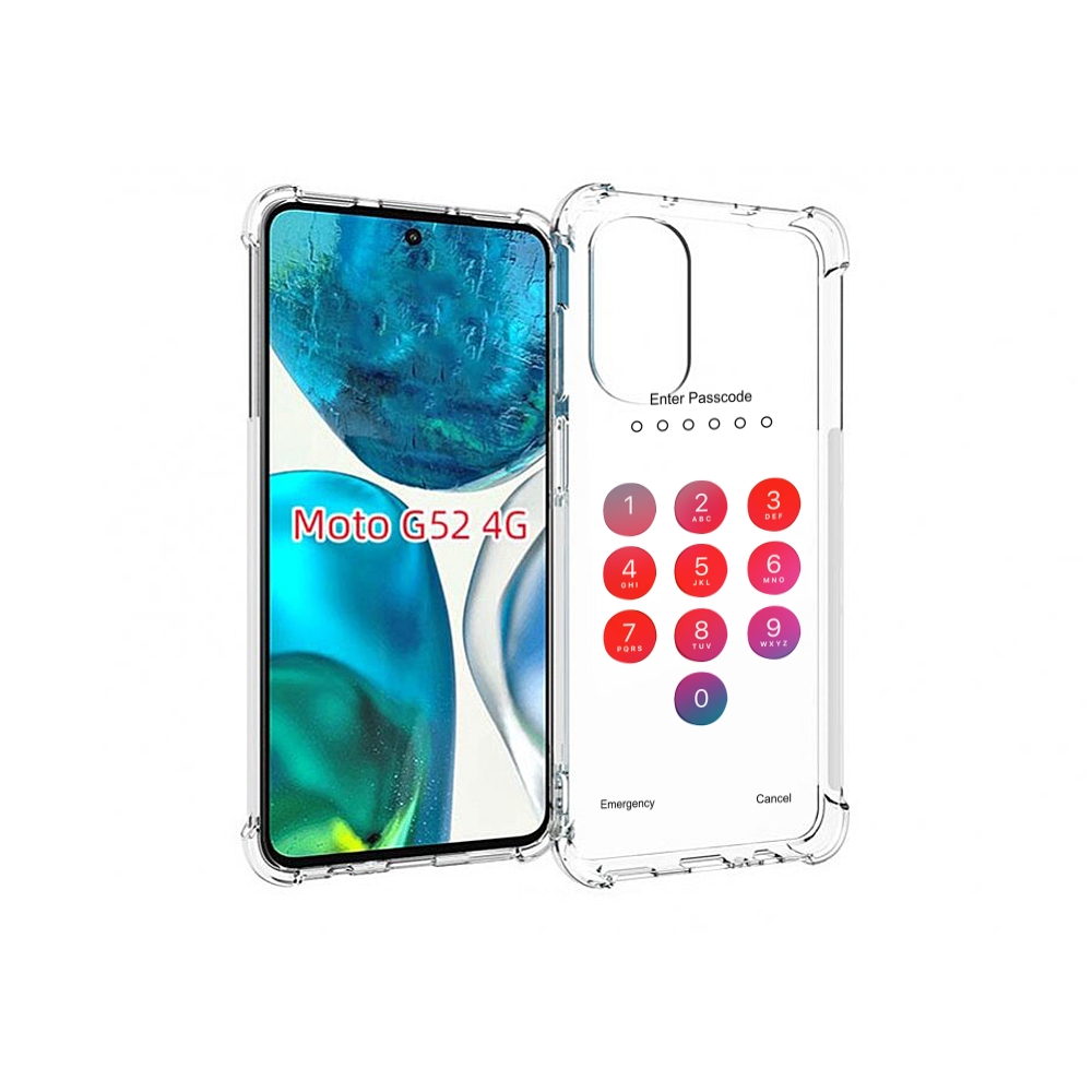 

Чехол MyPads введите-пароль для Motorola Moto G82 / Moto G52, Прозрачный, Tocco