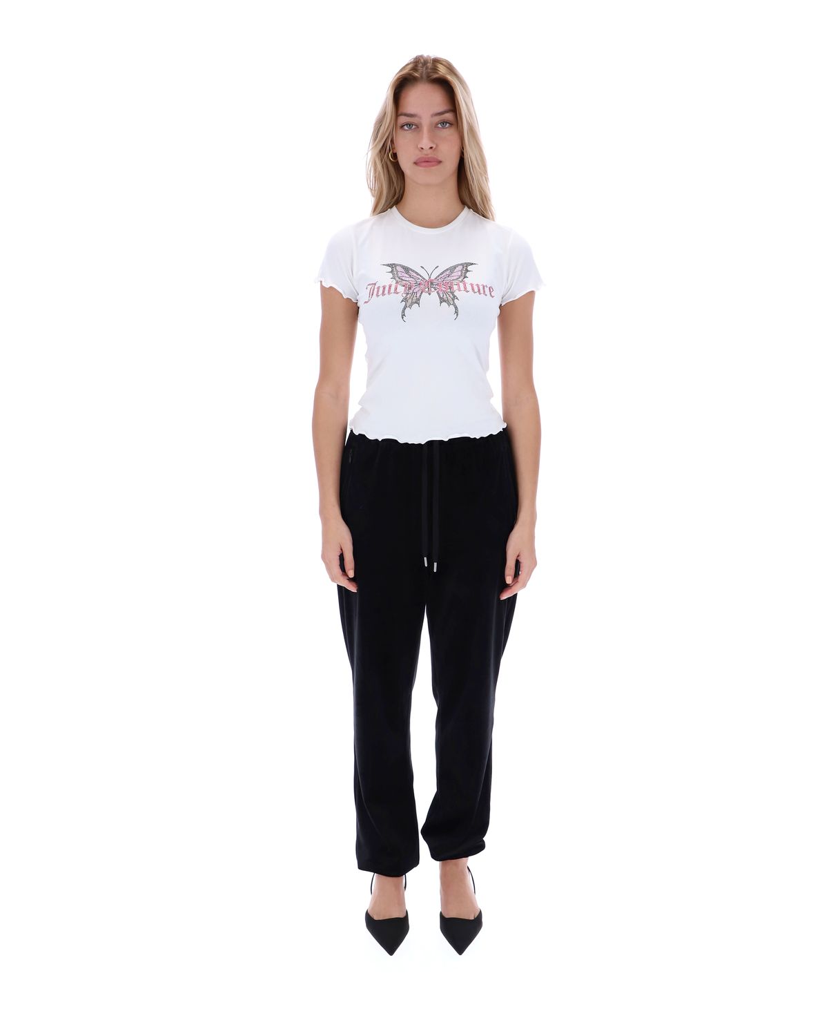 

Футболка женская Juicy Couture JCWC222052/117 белая 44 RU, Белый, JCWC222052/117
