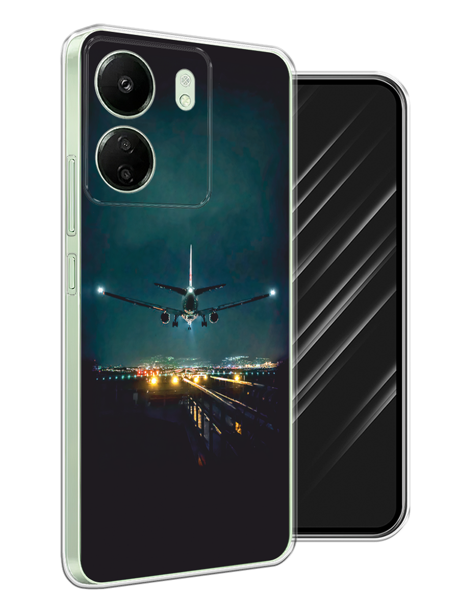 

Чехол Awog на Xiaomi Redmi 13C, Poco C65 "Ночной рейс", Черный, 320650-1