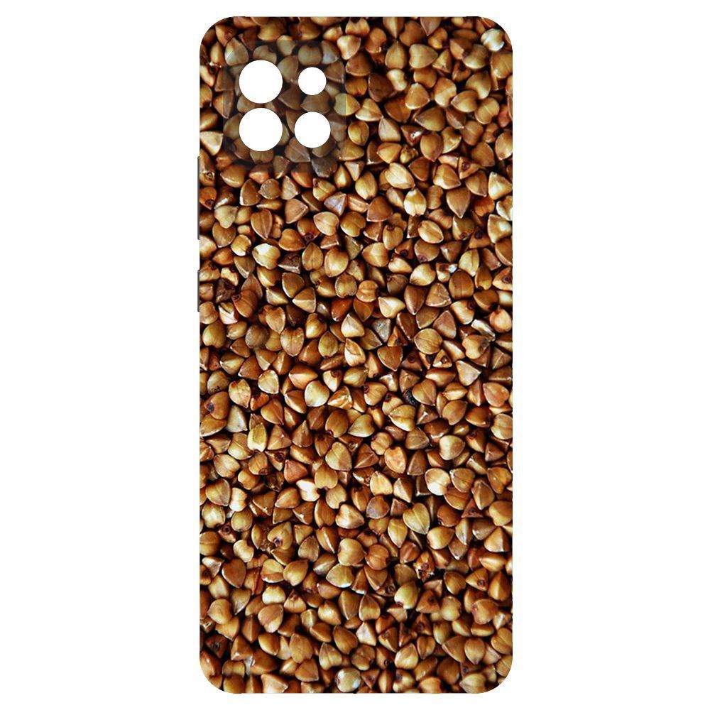

Чехол-накладка Krutoff Soft Case Гречка для Samsung Galaxy A03 (A035), Черный