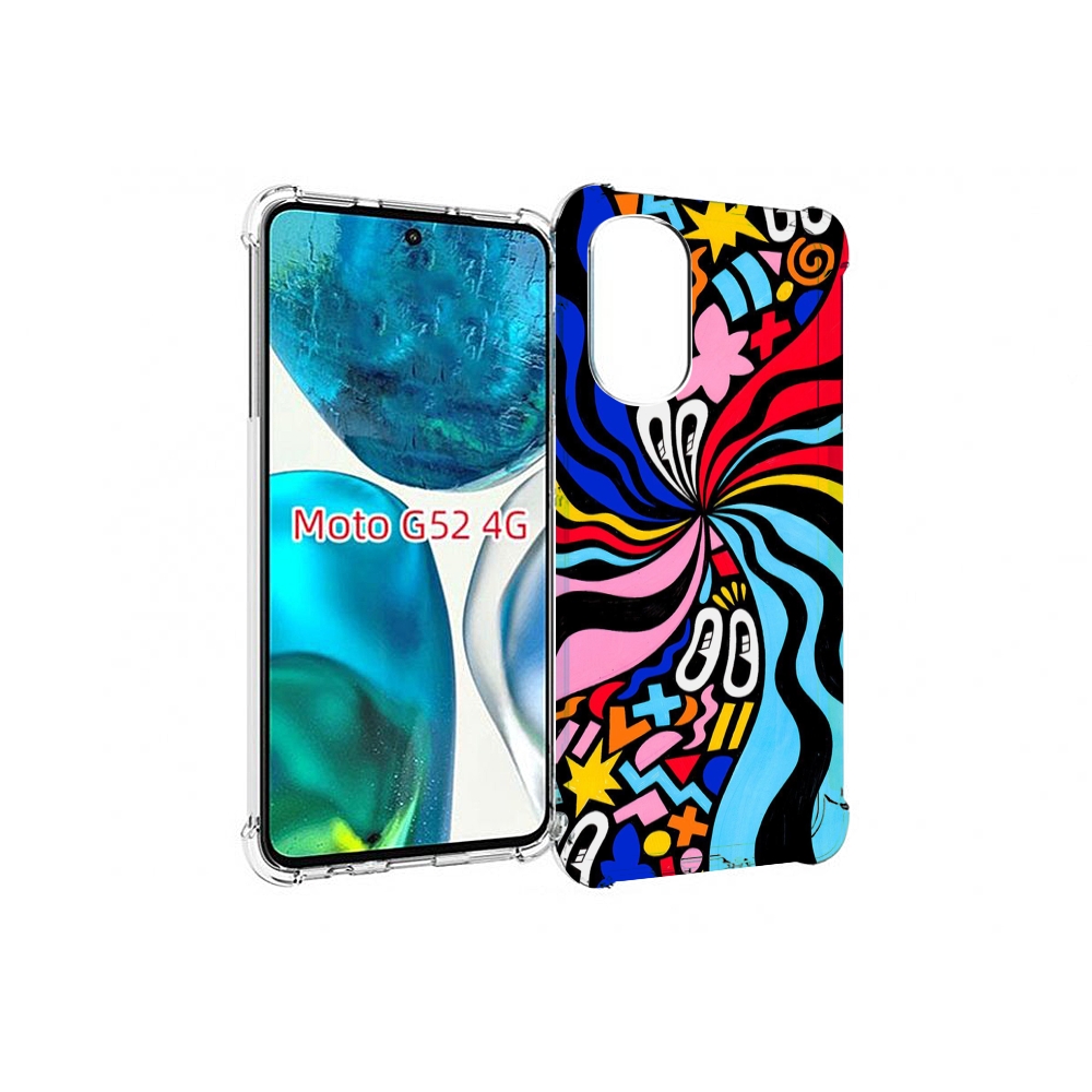 

Чехол MyPads волнистая-абстракция для Motorola Moto G82 / Moto G52, Прозрачный, Tocco