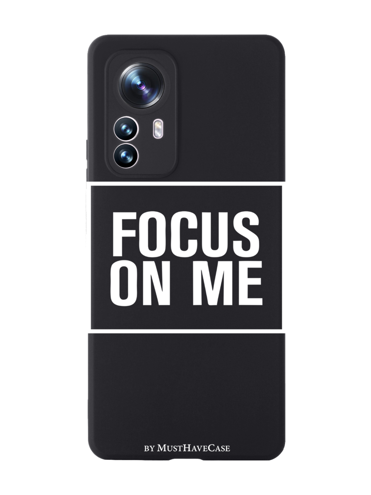 фото Чехол musthavecase для xiaomi 12x focus on me черный