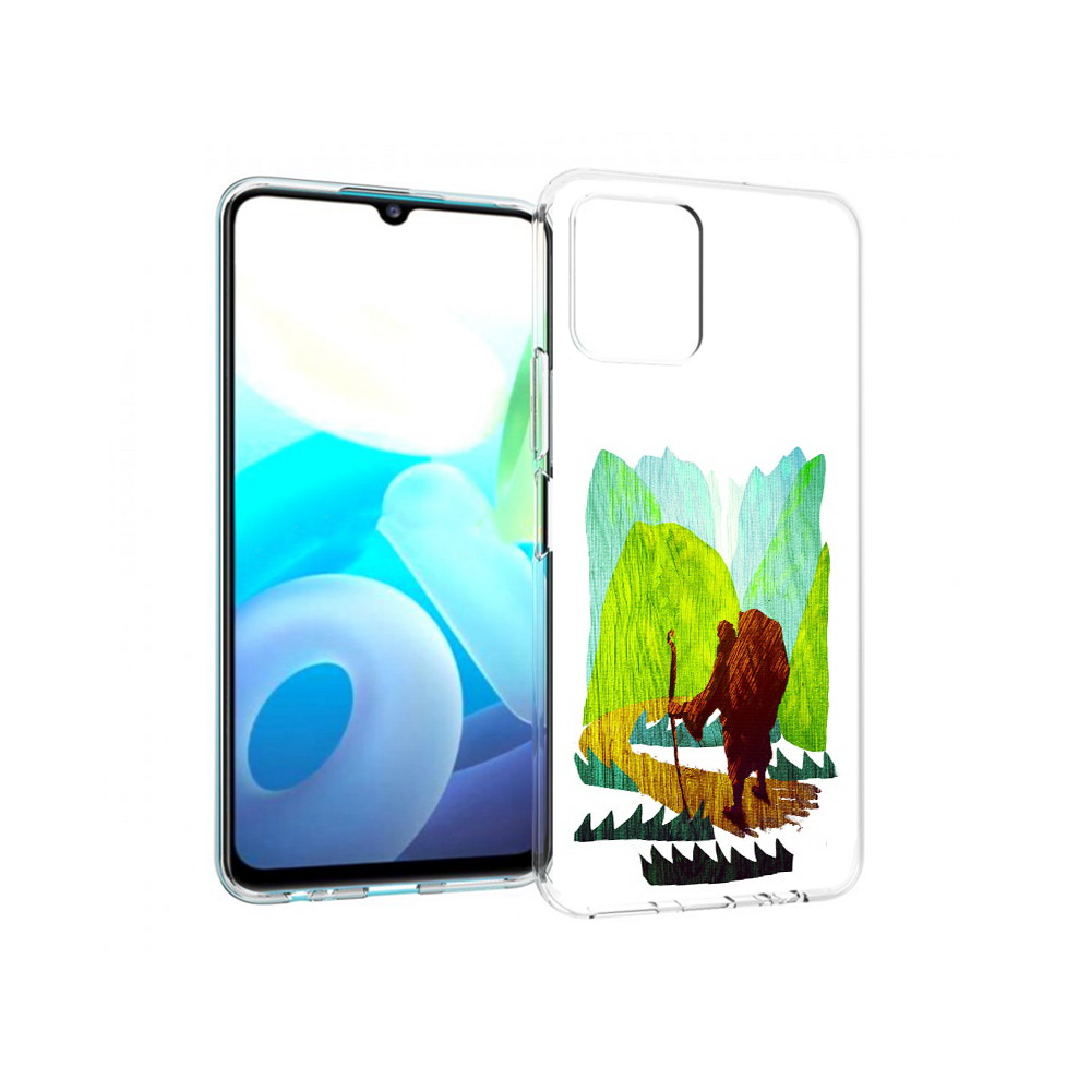 

Чехол MyPads Tocco для Vivo Y15s Лесная тропа (PT224456.390.106), Прозрачный, Tocco