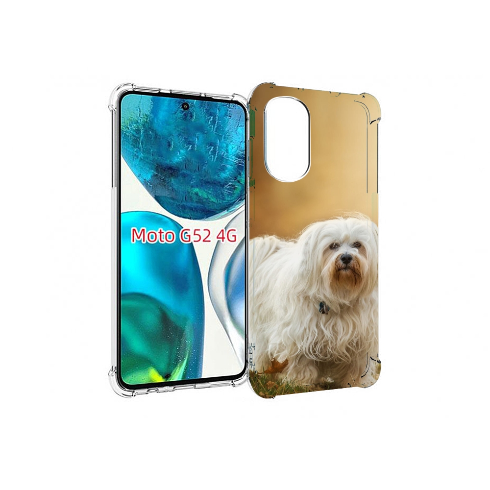 

Чехол MyPads гаванскии бишон для Motorola Moto G82 / Moto G52, Прозрачный, Tocco