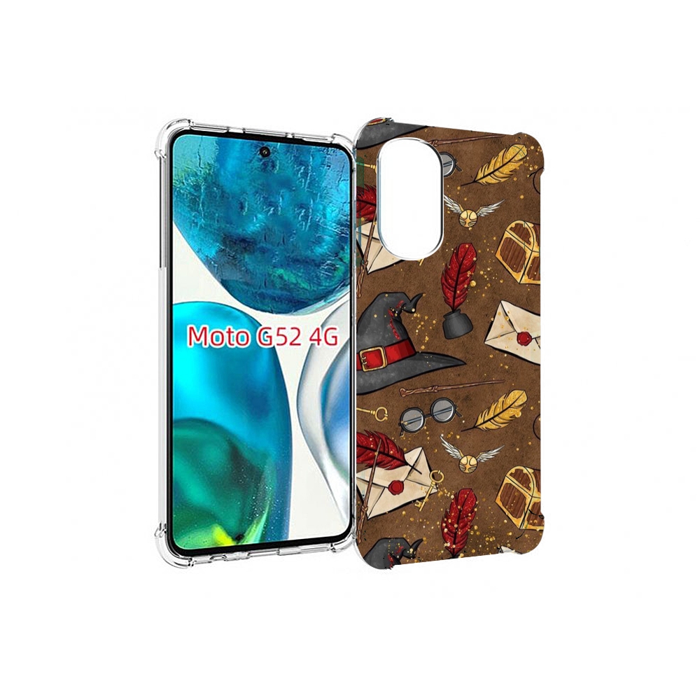 

Чехол MyPads гарри-поттер-вайб для Motorola Moto G82 / Moto G52, Прозрачный, Tocco