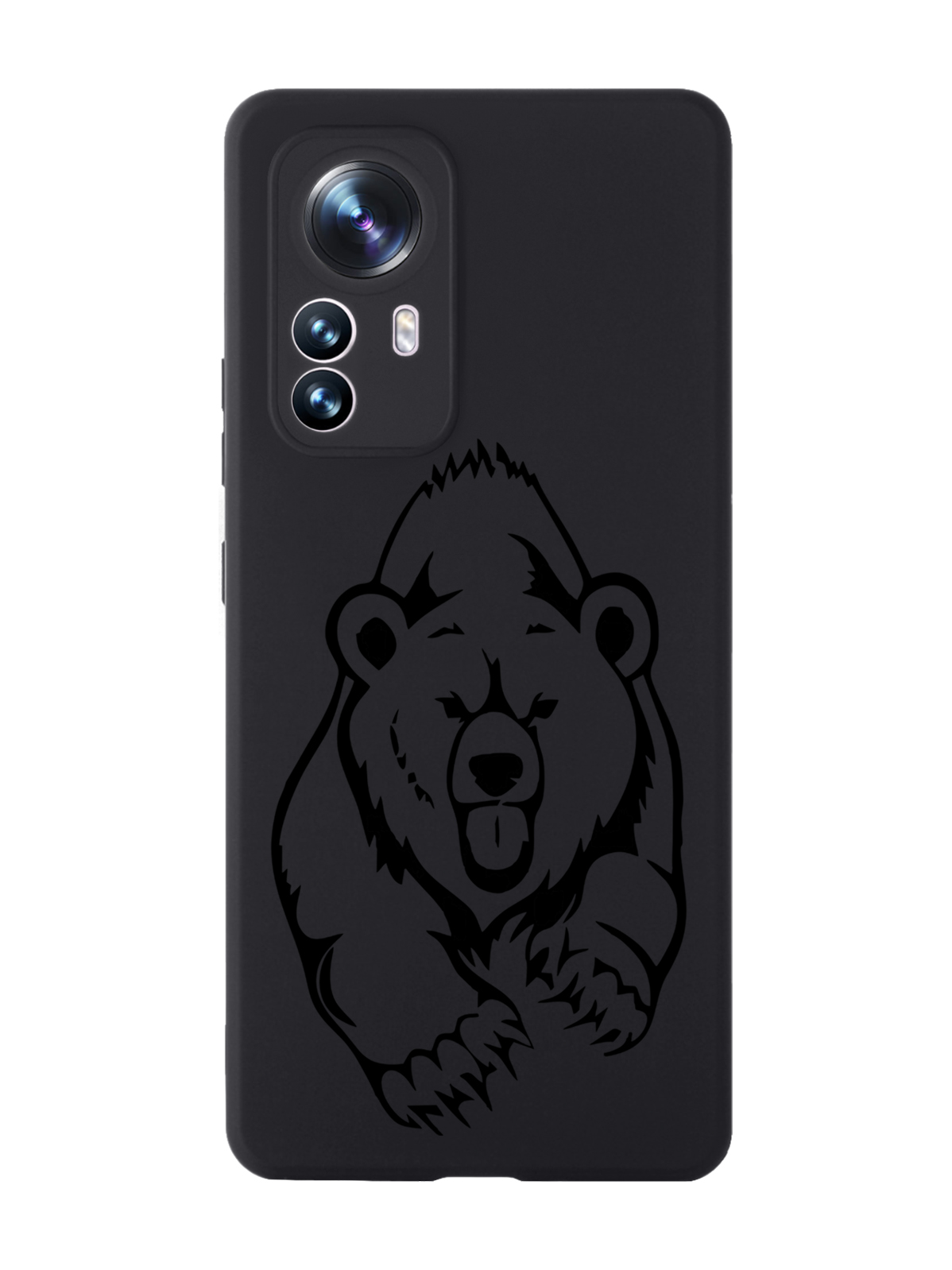 

Чехол MustHaveCase для Xiaomi 12X Медведь черный