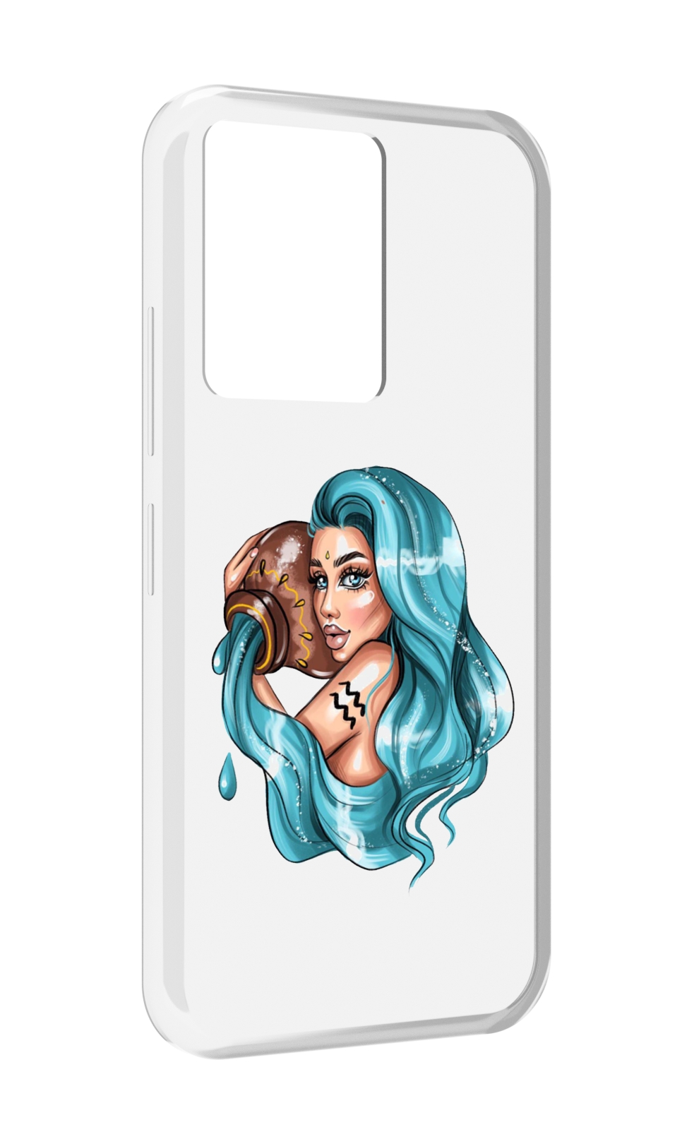 

Чехол MyPads Девушка-Водолей для Infinix Note 12 5G X671 / Note 12 Pro 5G, Прозрачный, Tocco