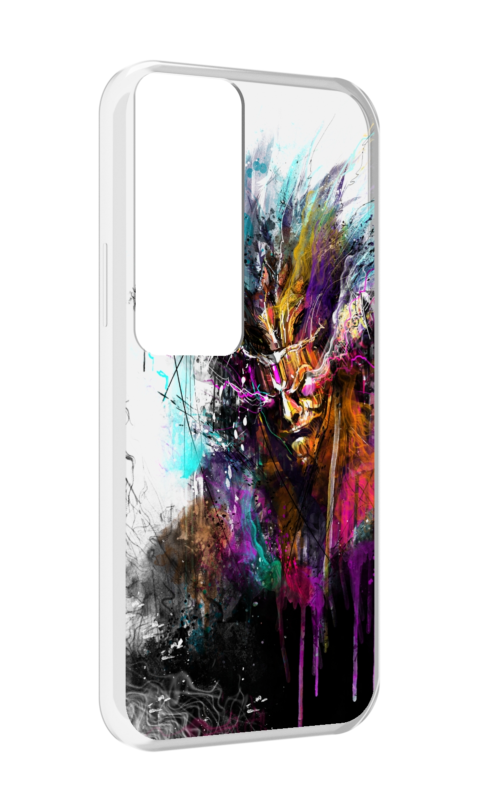 

Чехол MyPads яркий дьявол для Tecno Pova Neo 2, Прозрачный, Tocco