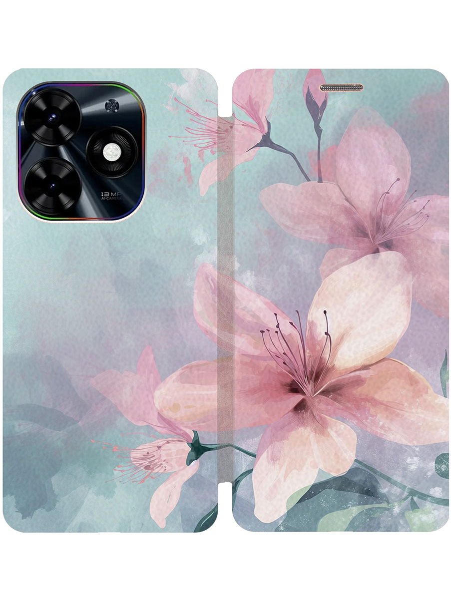 

Чехол-книжка на Tecno Spark Go 2024 / Spark 20 / 20C / Pop 8 с принтом золотой 871457, Золотистый;белый;розовый;голубой, 777768822