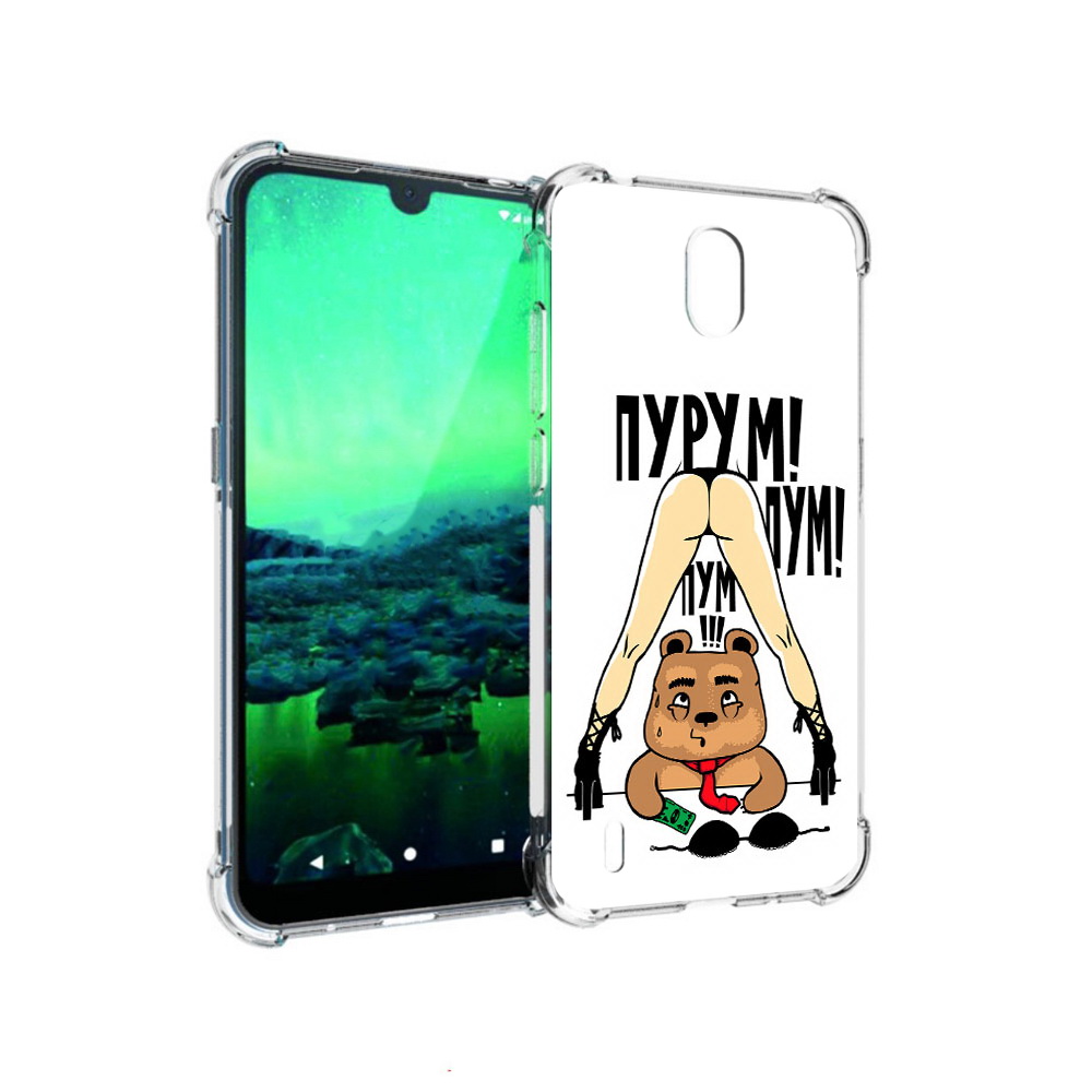 

Чехол MyPads Tocco для Nokia 1.3 Пурум пум пум (PT227048.104.140), Прозрачный, Tocco