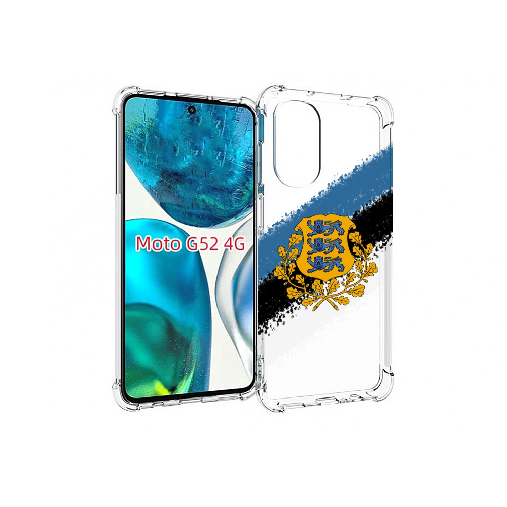 

Чехол MyPads герб флаг эстонии-2 для Motorola Moto G82 / Moto G52, Прозрачный, Tocco