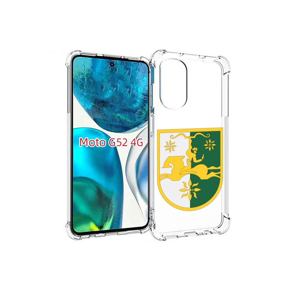 

Чехол MyPads герб-абхазии для Motorola Moto G82 / Moto G52, Прозрачный, Tocco