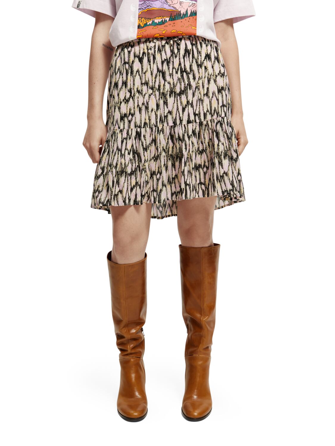

Юбка женская Scotch & Soda 171115/0597 бежевая XS, 171115/0597