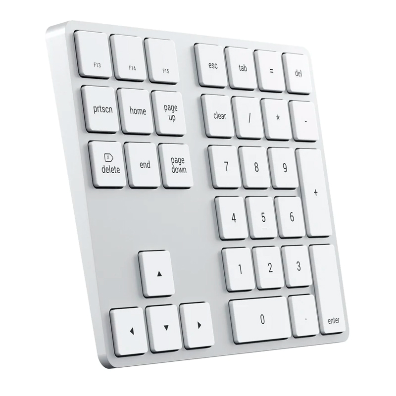 

Беспроводная клавиатура Satechi Aluminum Extended Keypad Silver, Aluminum Extended Keypad