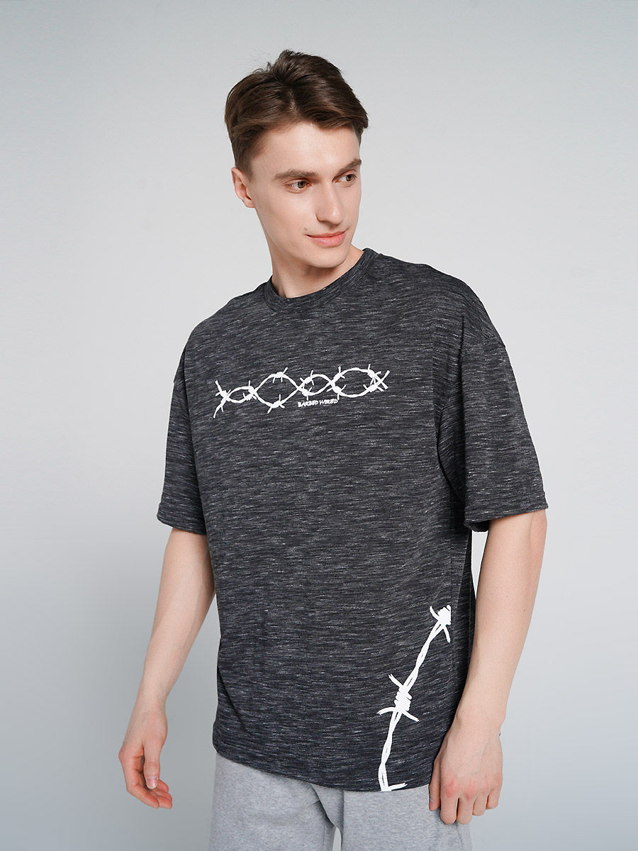 

Футболка мужская 79084 ТВОЕ серая M, 79084