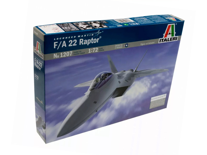 

Сборная модель Italeri 1/72 Американский самолёт F-22 Raptor 1207