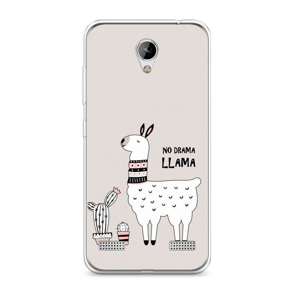 

Чехол Awog на ZTE Blade A520 / ЗТЕ Блэйд A520 "No drama LLama", 132050-2