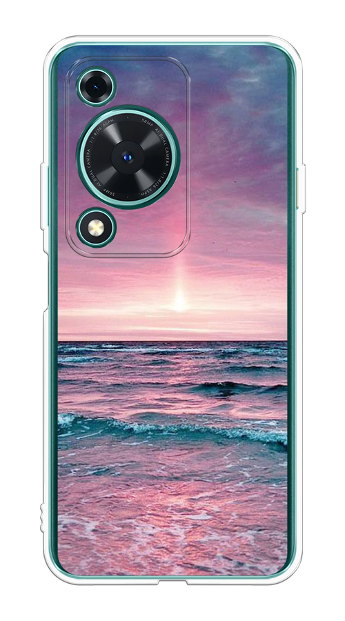 

Чехол на Huawei Nova Y72 "Восход 3", Розовый;голубой, 6123650-1