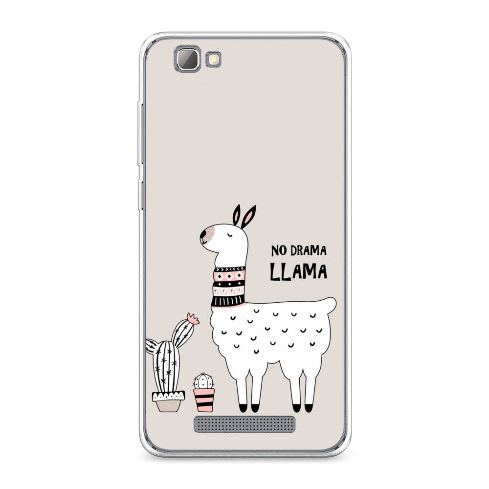 

Чехол Awog на ZTE Blade A610 / ЗТЕ Блэйд A610 "No drama LLama", Разноцветный, 130950-2