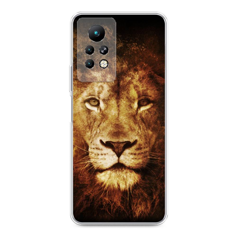 

Чехол для Infinix Note 11 Pro "Лев", Черный;коричневый;желтый, 3100550-6