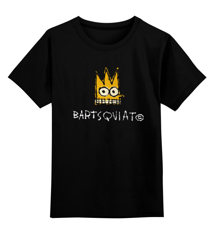 

Детская футболка классическая Printio Bartsquiat, р. 116, Черный, 0000000656216