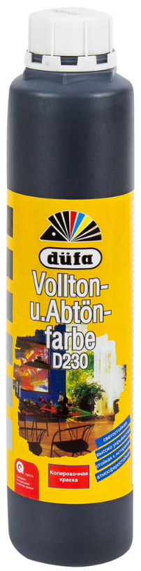 

DUFA Abtonfarbe краситель №114 черный RAL 9004 (0,75л)
