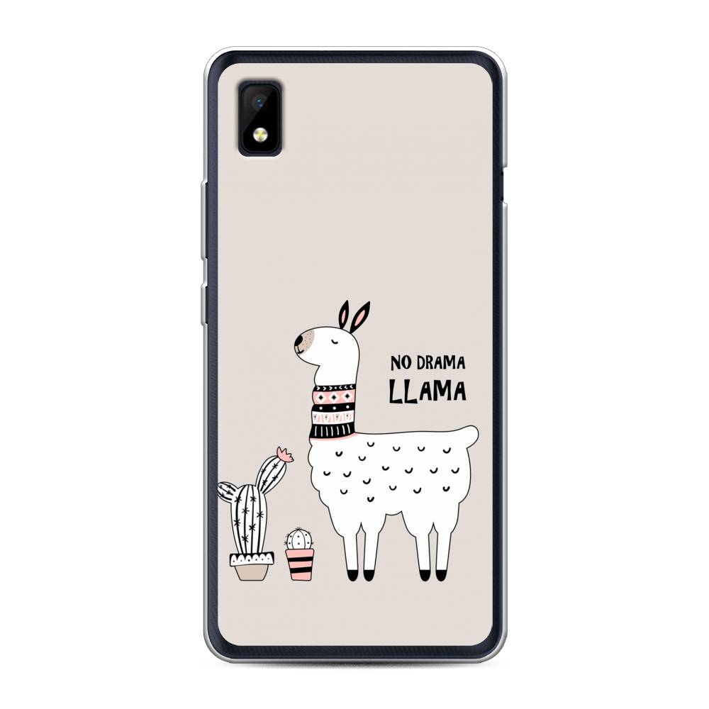 

Чехол Awog на ZTE Blade L210 / ЗТЕ Блэйд L210 "No drama LLama", Разноцветный, 134150-2