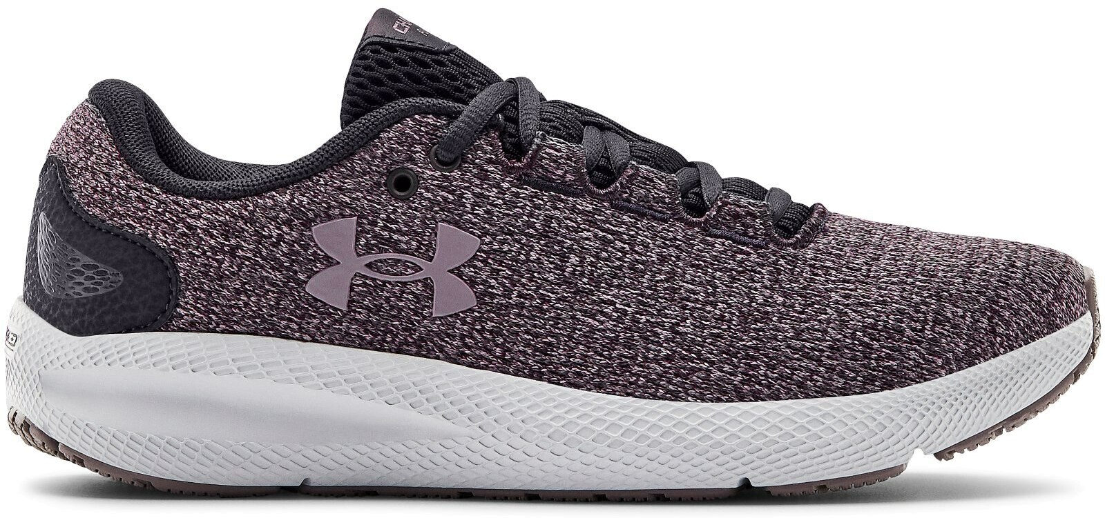 

Кроссовки женские Under Armour Charged Pursuit 2 Twist черные 5.5 US, Черный, Charged Pursuit 2 Twist