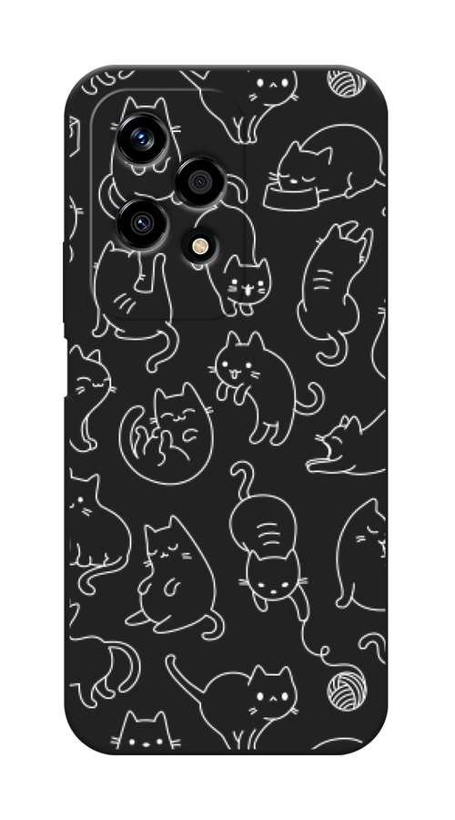 

Чехол Awog на Honor 200 Lite "Шкодливые котики", Прозрачный;бежевый, 6124652-1