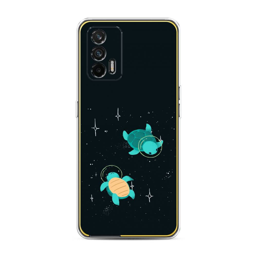 

Чехол Awog на Realme GT "Черепашки космонавты", Разноцветный, 256350-4