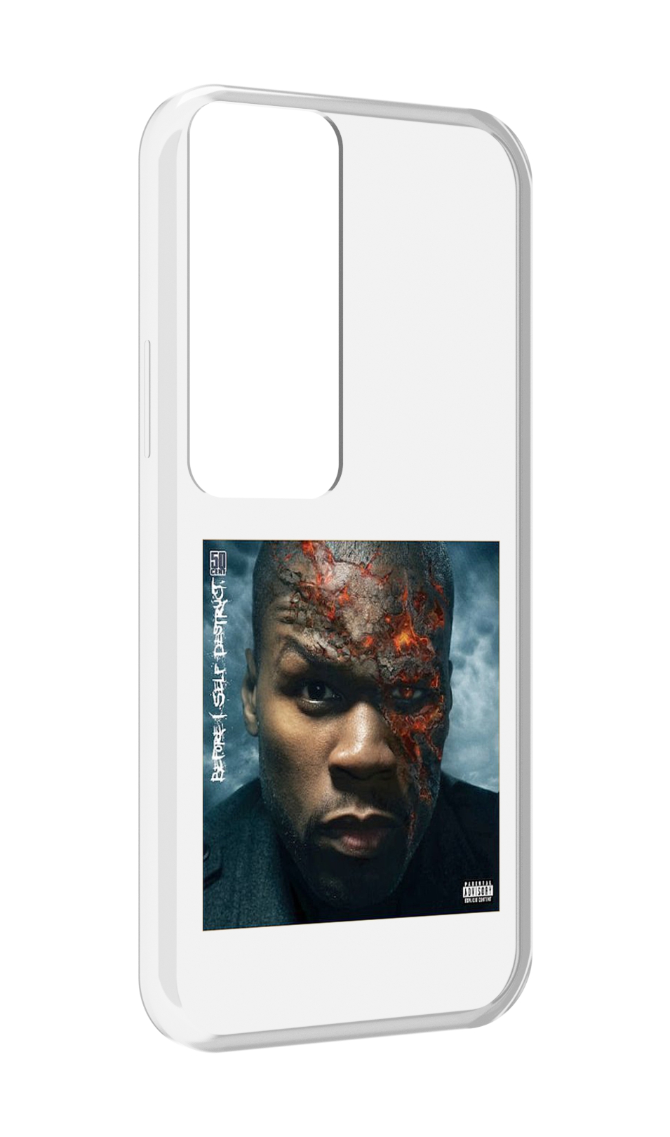 

Чехол MyPads 50 Cent - Before I Self Destruct мужской для Tecno Pova Neo 2, Прозрачный, Tocco