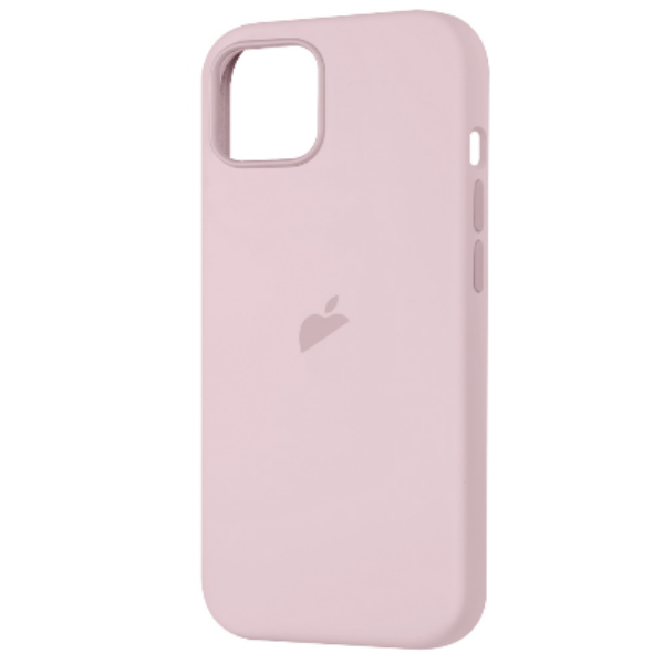 Чехол iPhone 14 Pro Silicon Case Chalk Pink (MagSafe) c Logo, розовый (IS789703)