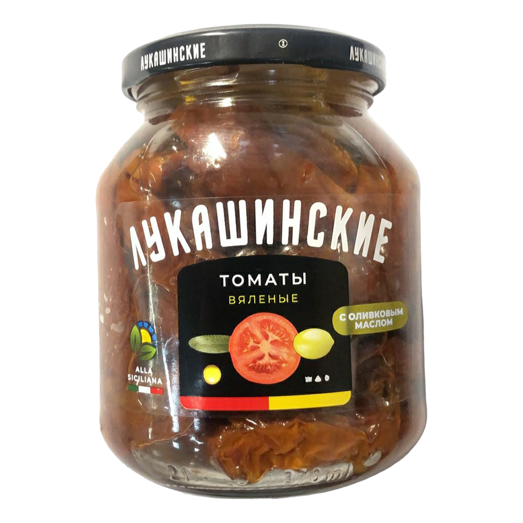 Томаты Лукашинские вяленые с оливковым маслом 330 г