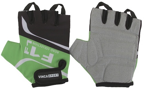 

Велоперчатки Vinca Sport VG 924 замша/лайкра размер M, зеленые